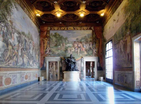 1438px musei capitolini stanza con statua innocenzo x