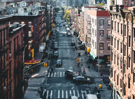 Quartiere di Chinatown a New York