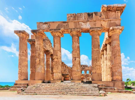doric temple hera selinunte sicily italy 1