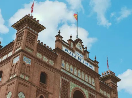 entrance details plaza de toros building madrid spain bullfighting arena spanish tradition