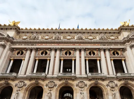 facade opera house palais garnier paris