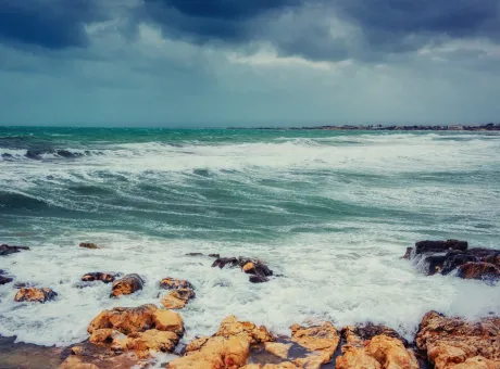 fantastic view nature reserve monte cofano dramatic scen 2