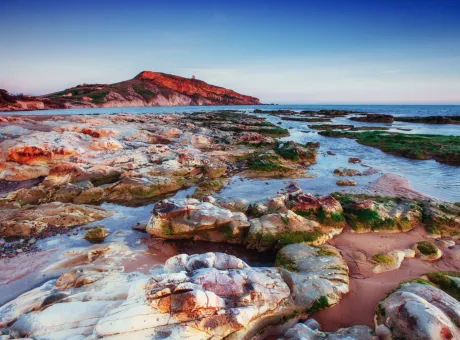 fantastic view nature reserve monte cofano dramatic scen 3