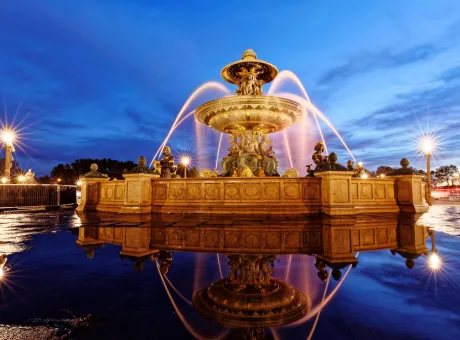 fountain place de la concorde nightparis