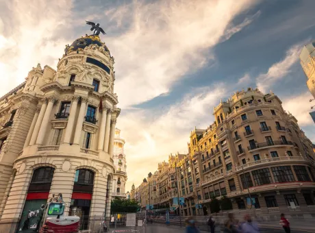 gran via main street madrid spain 1