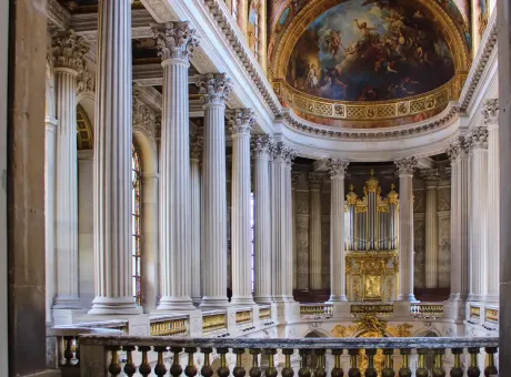 interior hallway palace versailles near paris 1