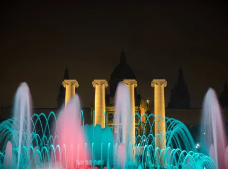 Fontana di Montjuic a Barcellona