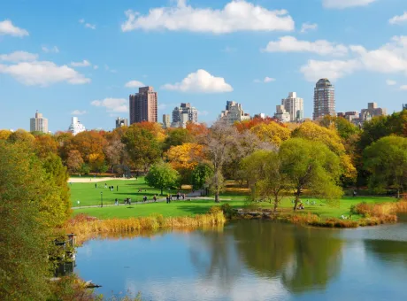 new york city manhattan central park autumn