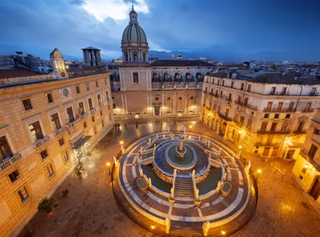 palermo italy with the praetorian fountain 2022 12 05 19 10 11 utc 1