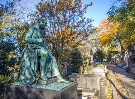perelachaise cemetery is largest cemetery paris one most famous world