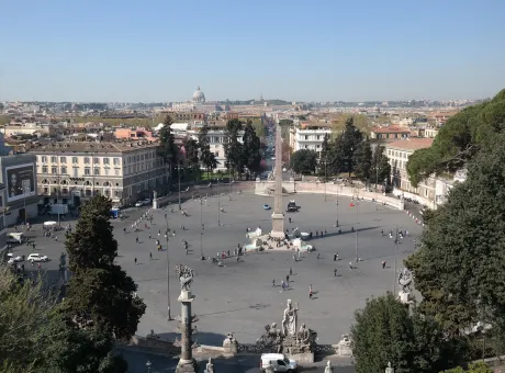 Piazza del Popolo a Roma