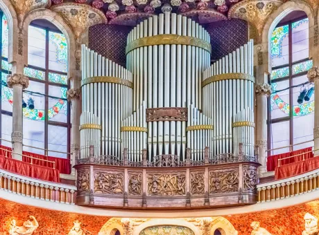 pipe organ palau de la musica catalana barcelona catalonia spain