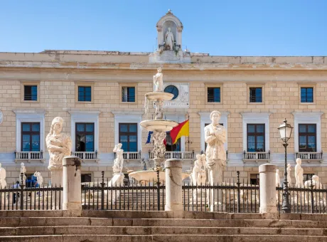 praetorian fountain piazza pretoria palermo