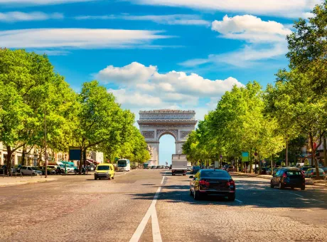 road champs elysee