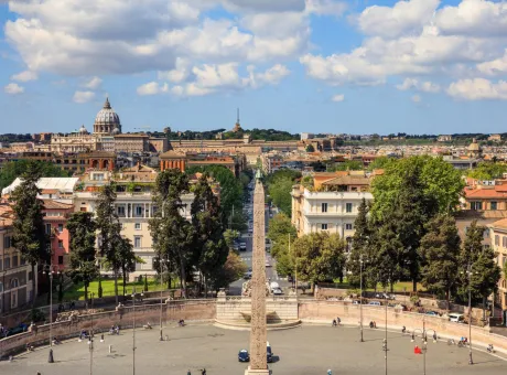 rome italy aerial view