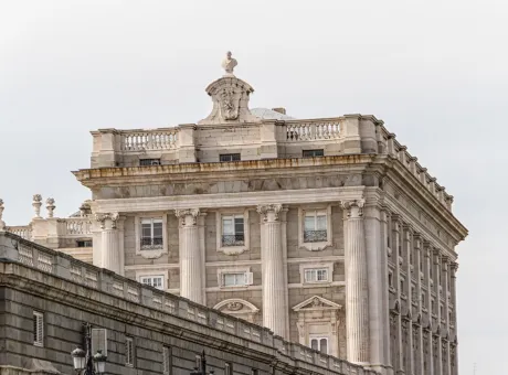 royal palace madrid spain architecture background 1