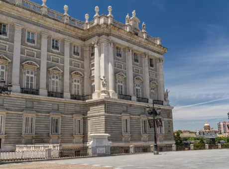 royal palace madrid spain architecture background