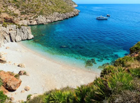 sea bay zingaro park sicily italy 2