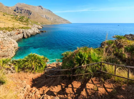 sea bay zingaro park sicily italy