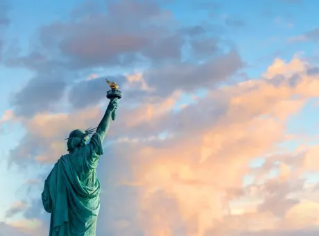statue liberty manhattan new york city