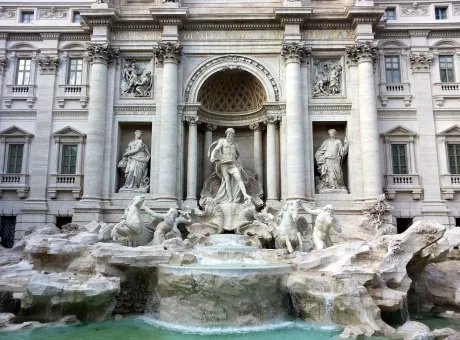 Fontana di Trevi a Roma