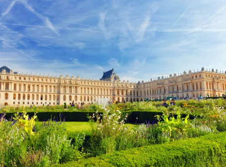 versailles france september 21 back side royal versailles france september 21 2013 palace versailles was royal chateau most beautiful palace france word
