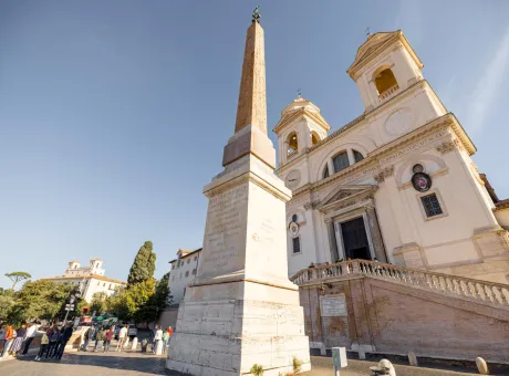 view salustiano obelisk rome