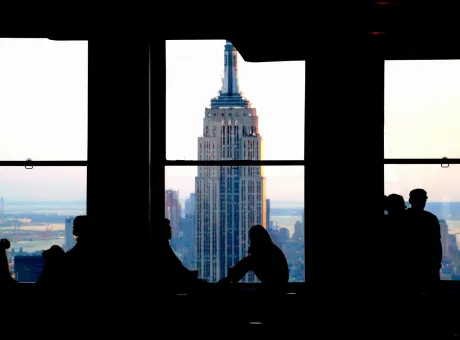 Vista dal Top of The Rock a New York